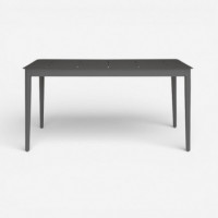 Mesa de Comedor Exterior Eubea 160 × 90 Cm – Aluminio Carbon Light Terraza Collection®  TERRAZZA COLLECTION