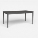 Mesa de Comedor Exterior Eubea 160 × 90 Cm – Aluminio Carbon Light Terraza Collection®  TERRAZZA COLLECTION