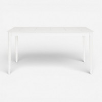 Mesa de Comedor Exterior Eubea 160 × 90 Cm – Aluminio Cloud White Terraza Collection®  TERRAZZA COLLECTION