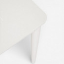 Mesa de Comedor Exterior Eubea 160 × 90 Cm – Aluminio Cloud White Terraza Collection®  TERRAZZA COLLECTION