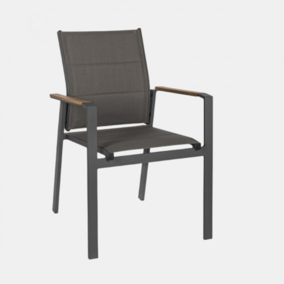 Silla de Comedor Exterior Art – Aluminio Carbon Light Terraza Collection®  TERRAZZA COLLECTION