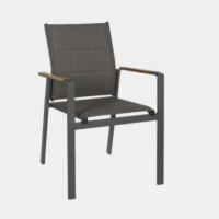 Silla de Comedor Exterior Art – Aluminio Carbon Light Terraza Collection®  TERRAZZA COLLECTION