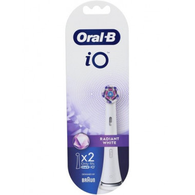 Ora- B Pack 2 Repuestos Cepillo Ultimate Radiant Blanco Io WW-2  ORAL-B