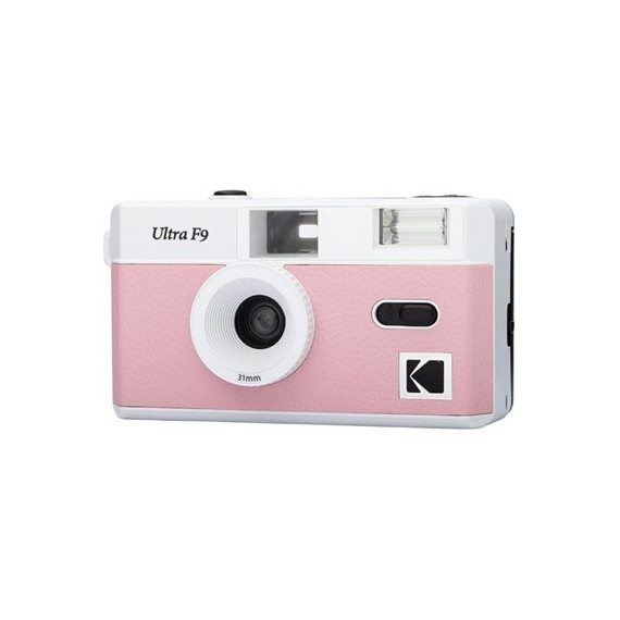 KODAK Film Camara Fotos Analogica con Flash Ultra F9 Rosa