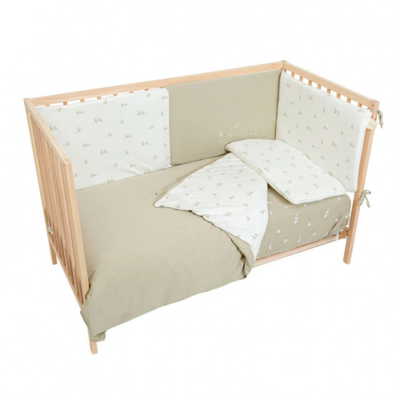 Funda Nórdica+ Protector+ Funda Almohada Cuna Bunny Bimbidreams  BIMBI DREAMS