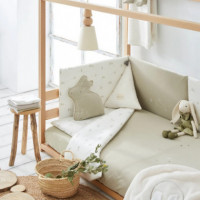 Funda Nórdica+ Protector+ Funda Almohada Cuna Bunny Bimbidreams  BIMBI DREAMS