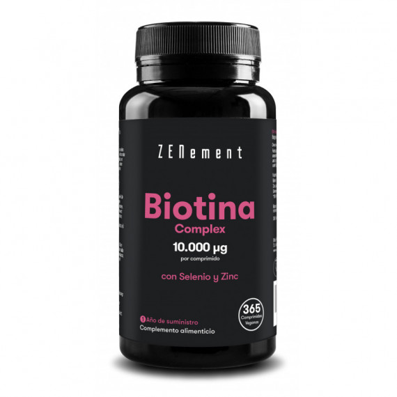 ZN- BIOTINA, CON SELENIO Y ZINC - 365 Comprimidos