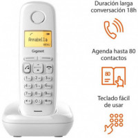 Teléfono Inalámbrico A270 Blanco GIGASET