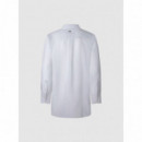 PEPE JEANS Camisa Polly Turquesa PL304804-508