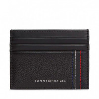 Tarjetero de Piel con Logo  TOMMY HILFIGER
