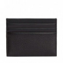 Tarjetero de Piel con Logo  TOMMY HILFIGER