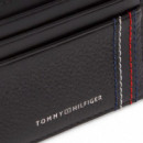 Tarjetero de Piel con Logo  TOMMY HILFIGER