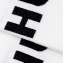 Paquete de 3 Pares de Calcetines Cortos en Canalé con Logos  HUGO BOSS