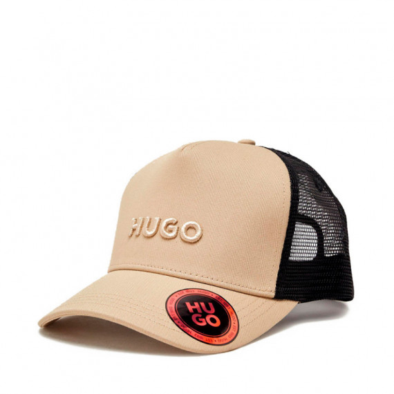 Gorra de Sarga de Algodón con Paneles de Malla  HUGO BOSS