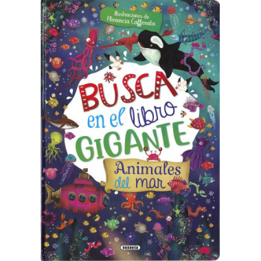 BUSCA EN EL LIBRO GIGANTE ANIMALES DEL MAR