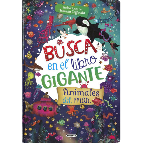 BUSCA EN EL LIBRO GIGANTE ANIMALES DEL MAR