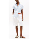 TOMMY HILFIGER - Poplin Sleeveless Relaxed Shirt - 0BG - F|WW0WW45897/0BG