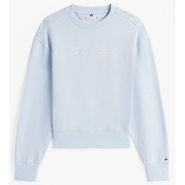 TOMMY HILFIGER - Script Reg Pique Swtshrt - C1O - F|WW0WW45743/C1O