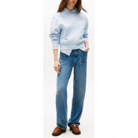 TOMMY HILFIGER - Script Reg Pique Swtshrt - C1O - F|WW0WW45743/C1O