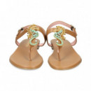 Esclava Pedreria Piel Cuero  PRETTY BALLERINAS