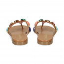 Esclava Pedreria Piel Cuero  PRETTY BALLERINAS