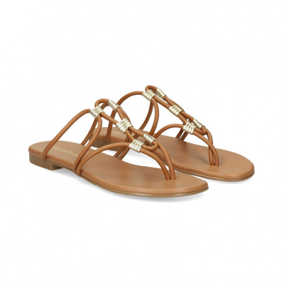 Piezas Oro Esclava Piel Cuero  PRETTY BALLERINAS