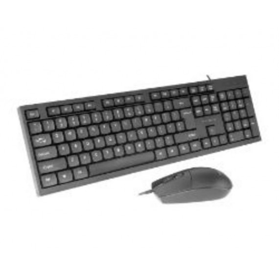 Kit Teclado + Ratón TACENS USB 1600DPI Negro (ACP02ES)