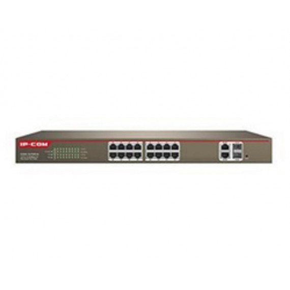 Switch IP-COM 16XRJ45 4XSFP Ethernet 10/100 Poe Negro (S3300-18-PWR-M)