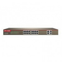 Switch IP-COM 16XRJ45 4XSFP Ethernet 10/100 Poe Negro (S3300-18-PWR-M)