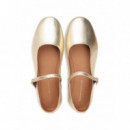 TOMMY HILFIGER - Hilfiger Gold Ballerinas - 0HS - F|FW0FW09320/0HS