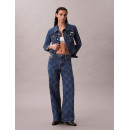 Cropped 90S Denim Jacket Indigo Indigo P  CALVIN KLEIN