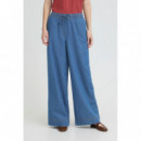 Pantalones ICHI Archer Medium Blue