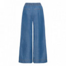 Pantalones ICHI Archer Medium Blue