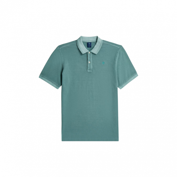 G-STAR RAW DENIM Polos Polo G-star Dunda Overdyed Mineral Blue