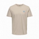 Camisetas Hombre Camiseta ONLY&SONS Embroidery Silver Lining