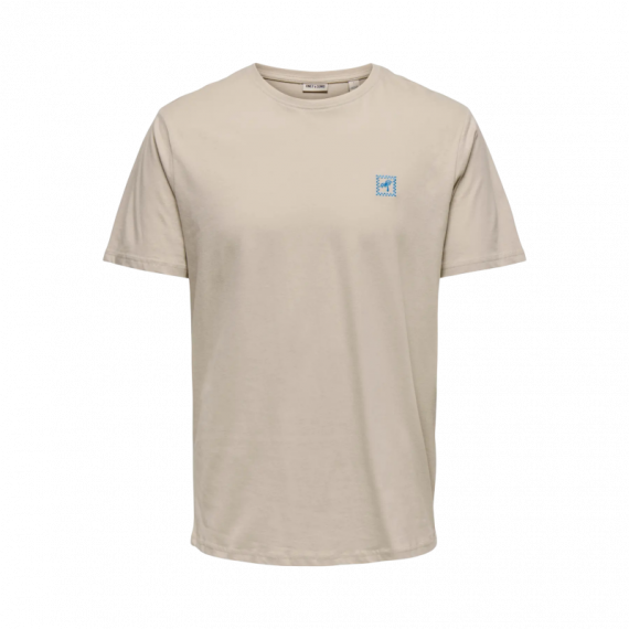 Camisetas Hombre Camiseta ONLY&SONS Embroidery Silver Lining