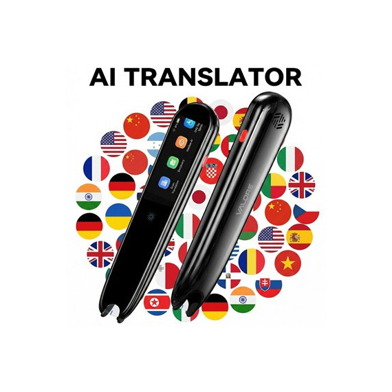 Valore Boligrafo Escaner y Traductor Ai con Pantalla 2.5" Tactil HD Camara 134 Idiomas AI-002  LALO