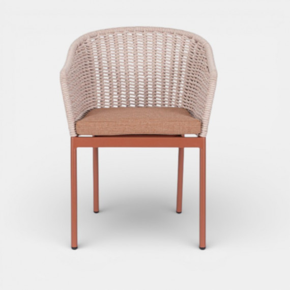 Silla de Jardín de Exterior Arena Color Coral Terrazza Collection®  TERRAZZA COLLECTION