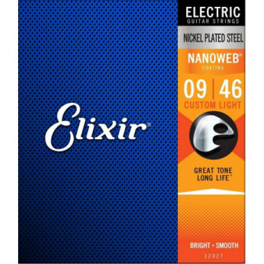 Juego Cuerdas ELIXIR Electrica Nanoweb Cl 09-46