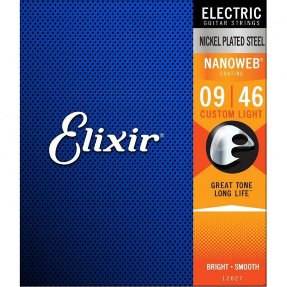 Juego Cuerdas ELIXIR Electrica Nanoweb Cl 09-46