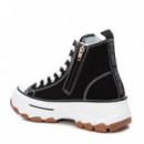 REFRESH Zapatillas Negras 171919-NEGRO