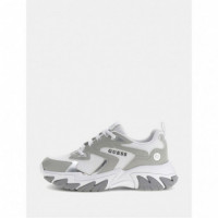 Guess  Zapatillas Grises Flpnts ELE12-LGREY  GUESS..