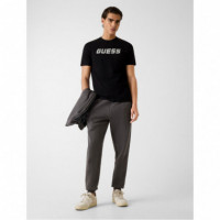 GUESS ATHLEISURE Camiseta Negra Z6RI15 I3Z14-JBLK