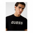 GUESS ATHLEISURE Camiseta Negra Z6RI15 I3Z14-JBLK