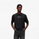 Camiseta con Logotipo con Efecto Marco de Corte Regular  KARL LAGERFELD JEANS