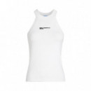 Camiseta de Tirantes de Punto con Espalda Olímpica  KARL LAGERFELD JEANS