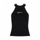 Camiseta de Tirantes de Punto con Espalda Olímpica  KARL LAGERFELD JEANS