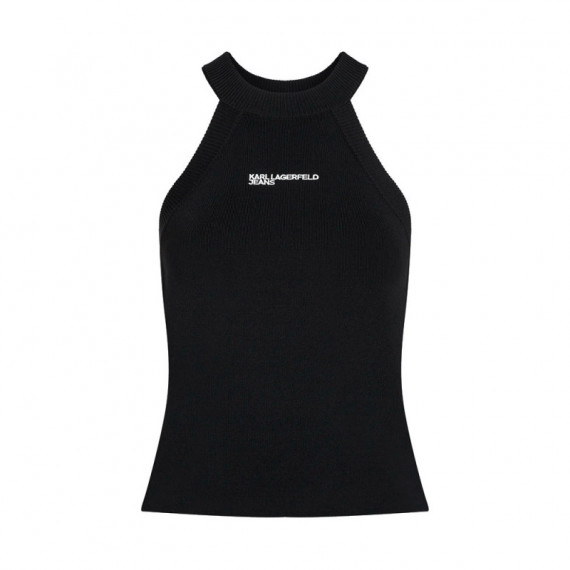 Camiseta de Tirantes de Punto con Espalda Olímpica  KARL LAGERFELD JEANS