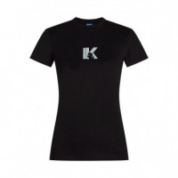 Camiseta Ajustada con Logotipo K  KARL LAGERFELD JEANS