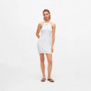 Vestido de Canalé con Espalda Olímpica  KARL LAGERFELD JEANS